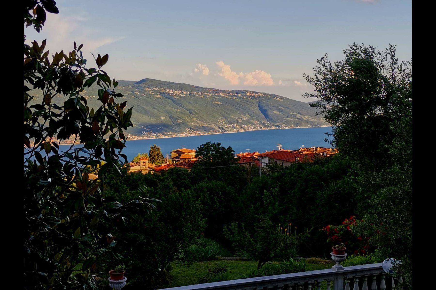 Casa Maja Tignale Gardasee Abendstimmung