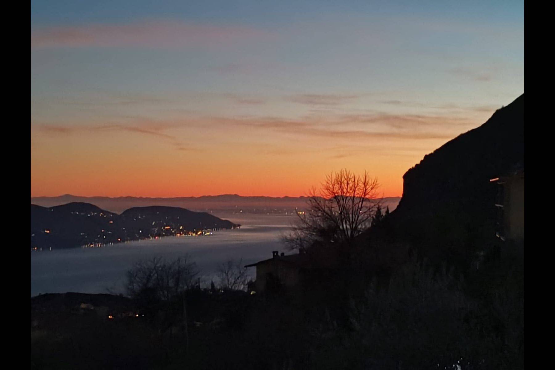 Casa Maja Gardasee Tignale Seeblick Nacht
