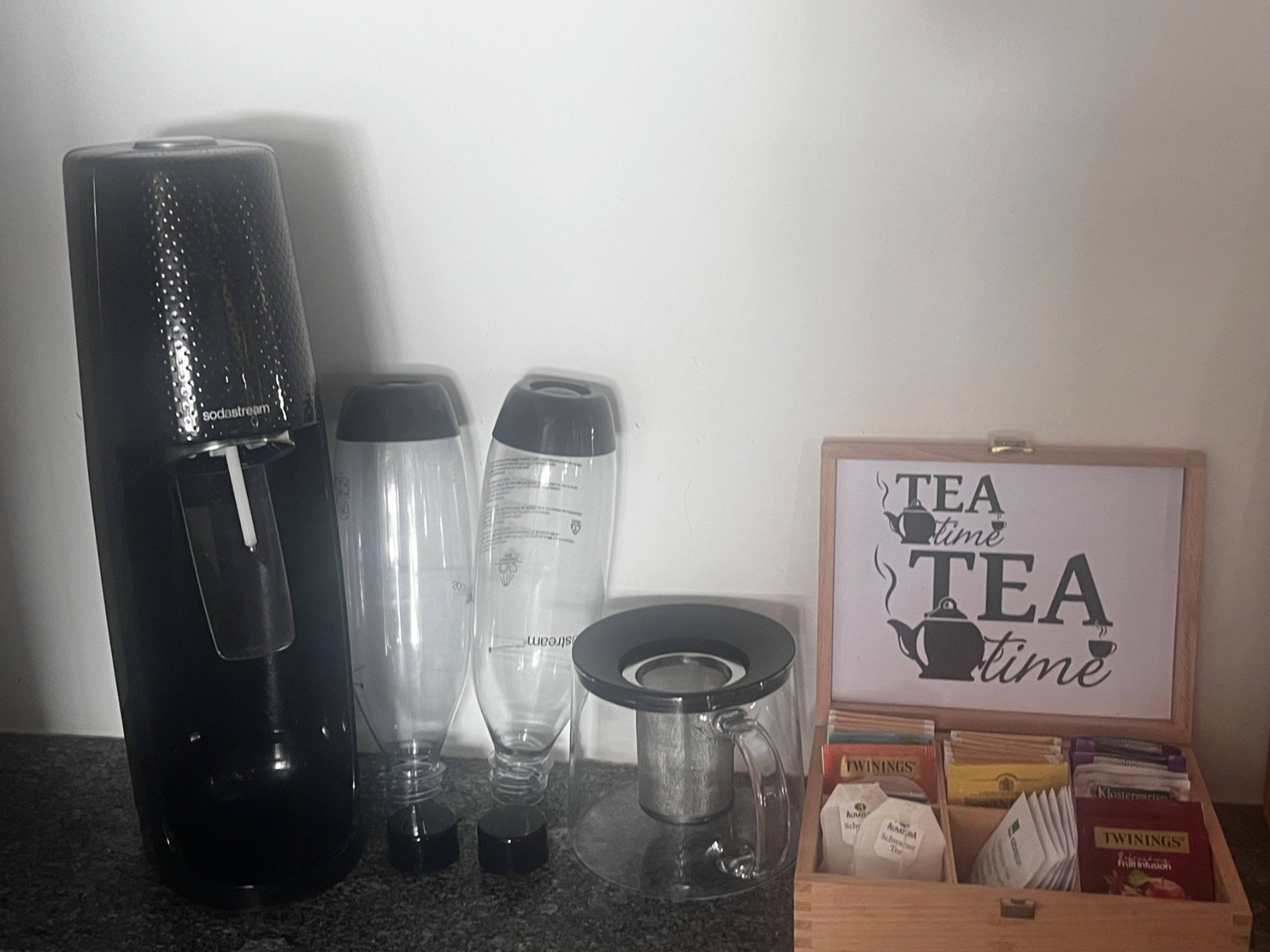 Sodastream und Teeauswahl
