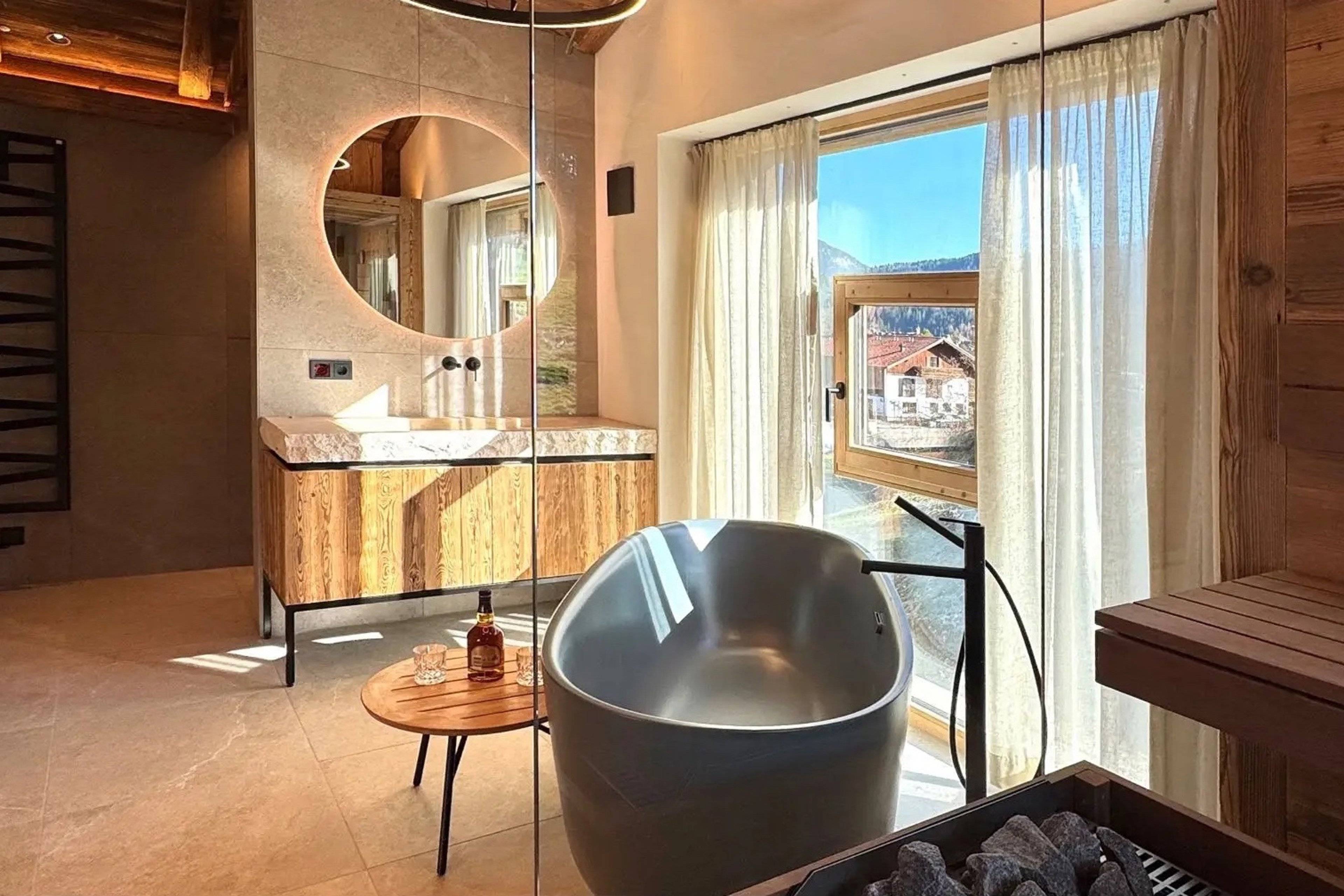 Badezimmer mit eigener Sauna