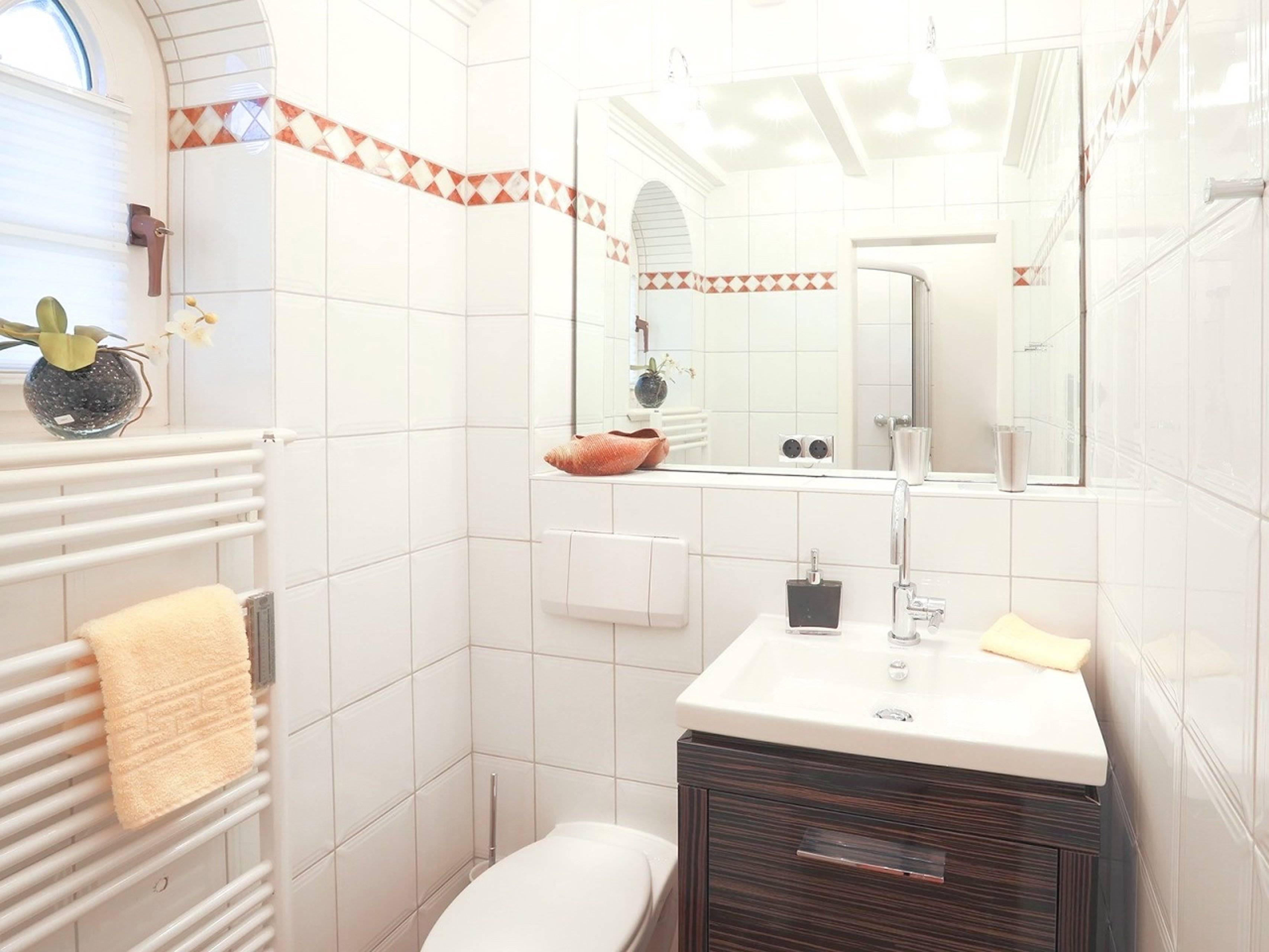 Das Duschbad im Erdgeschoss