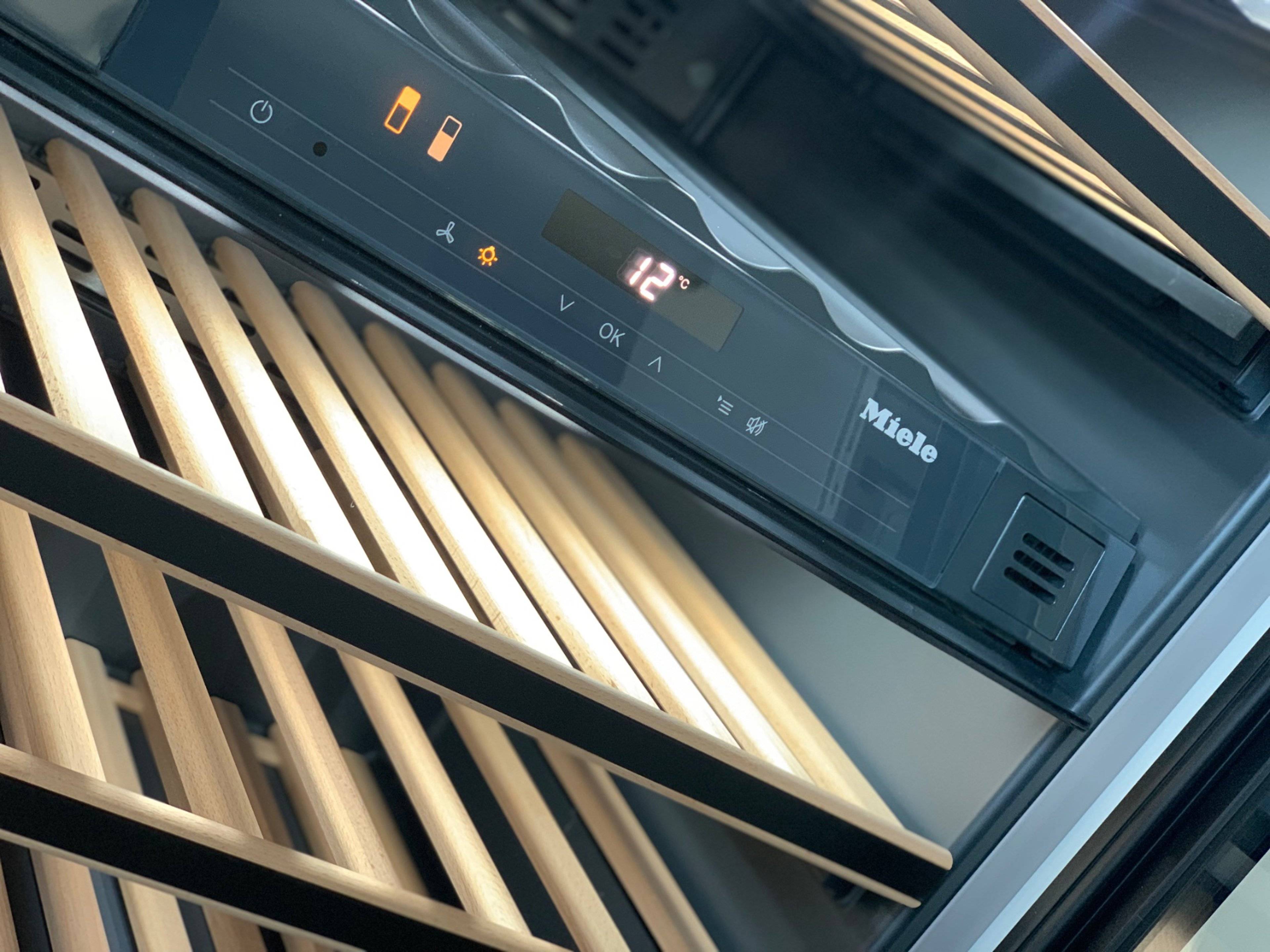 Perfekt für wohltemperierte Weine: der Miele Weinkühlschrank