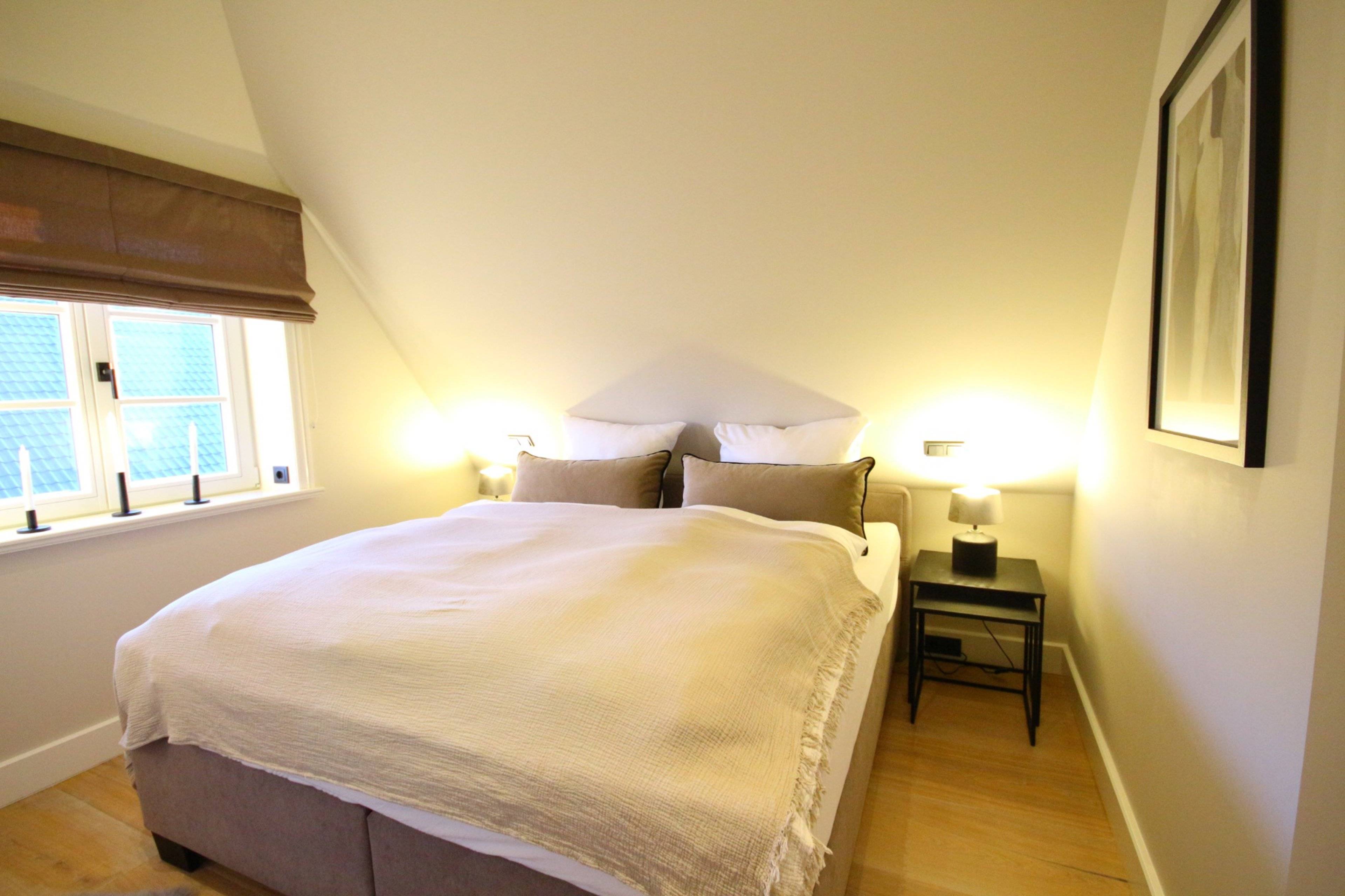 Das zweite Schlafzimmer im Obergeschoss