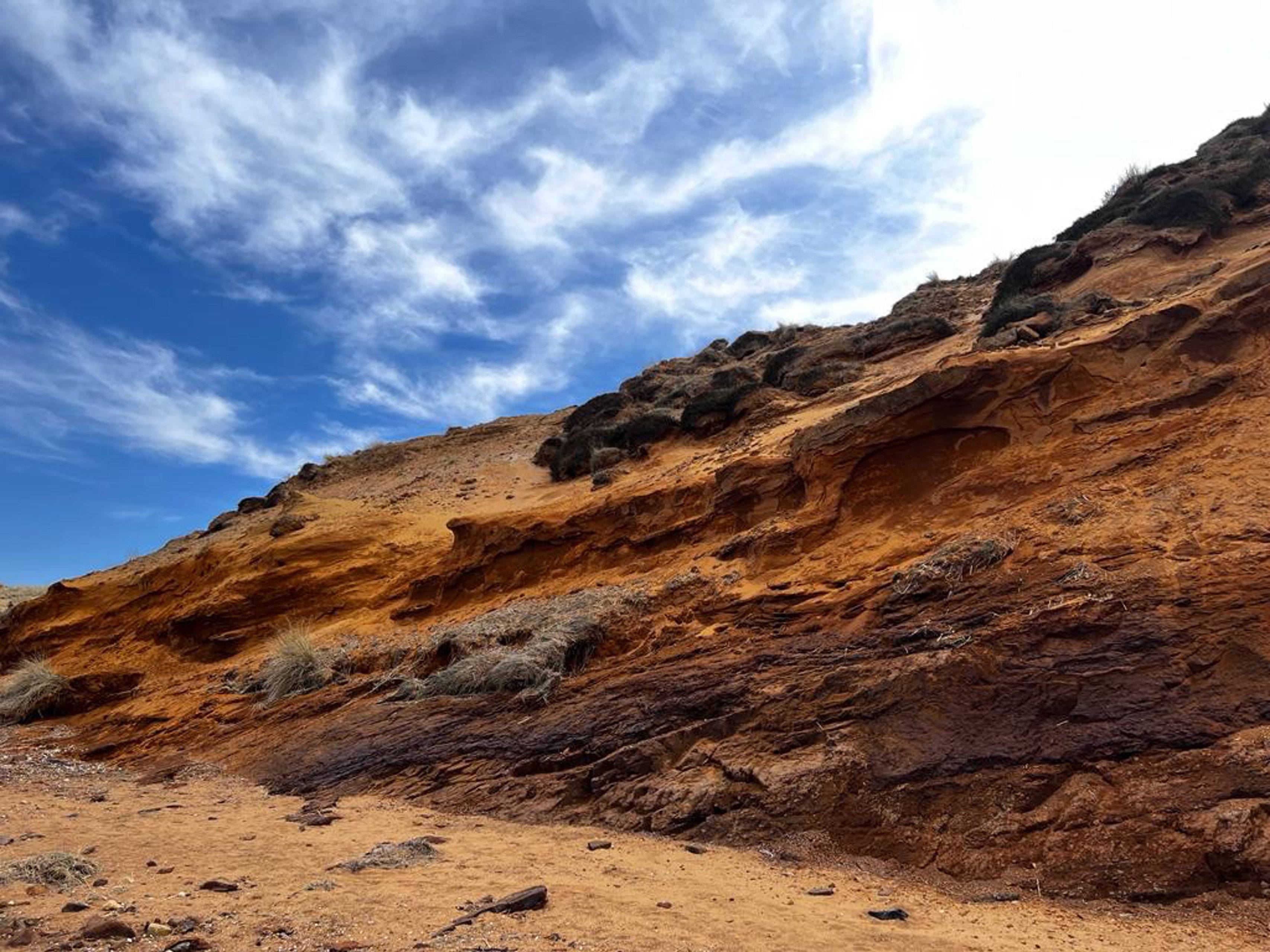 Das sehenswerte Naturschutzgebiet Morsum- Kliff im Osten der Insel