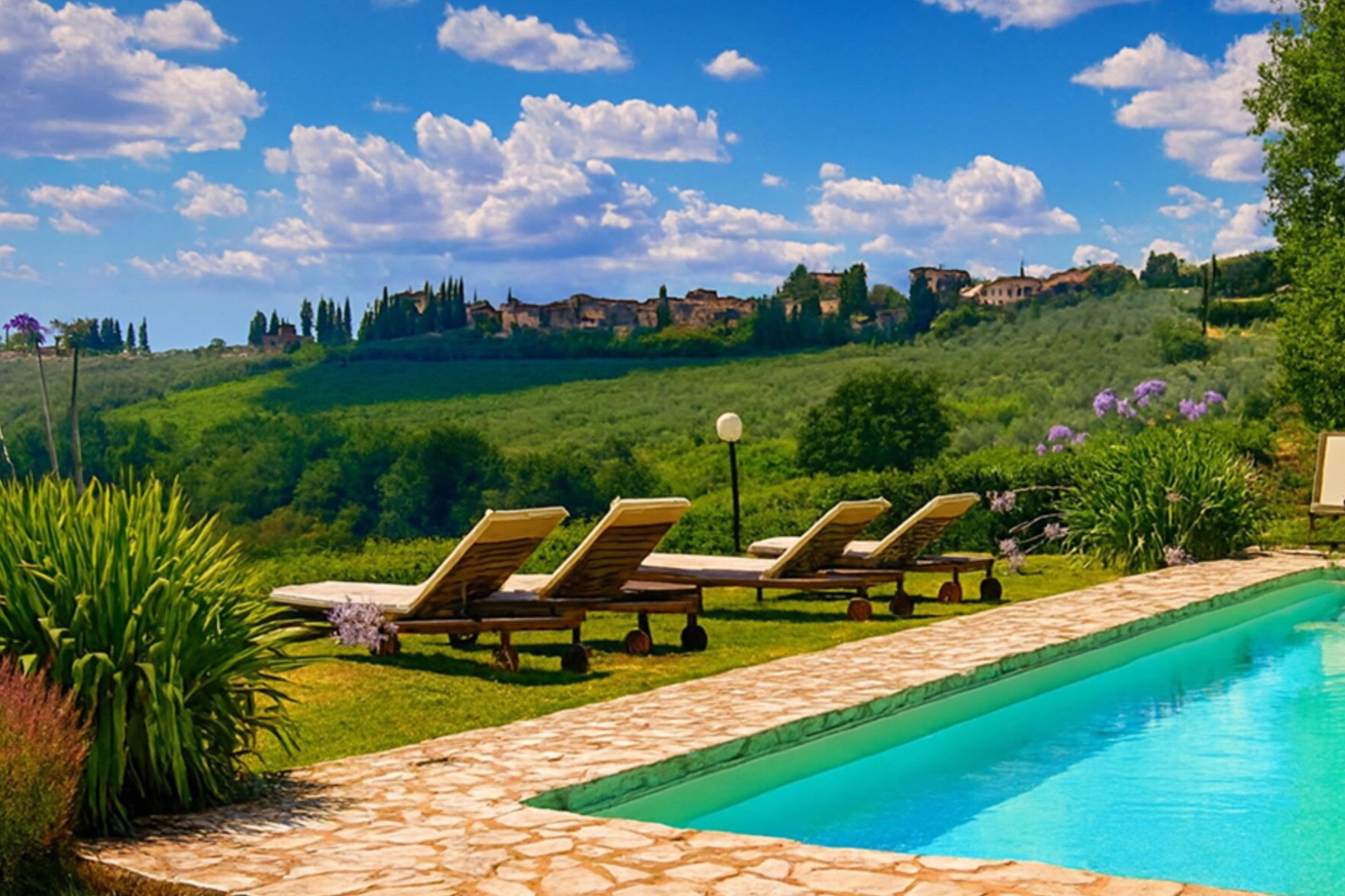 Villa Il Podere in Fiano Certaldo