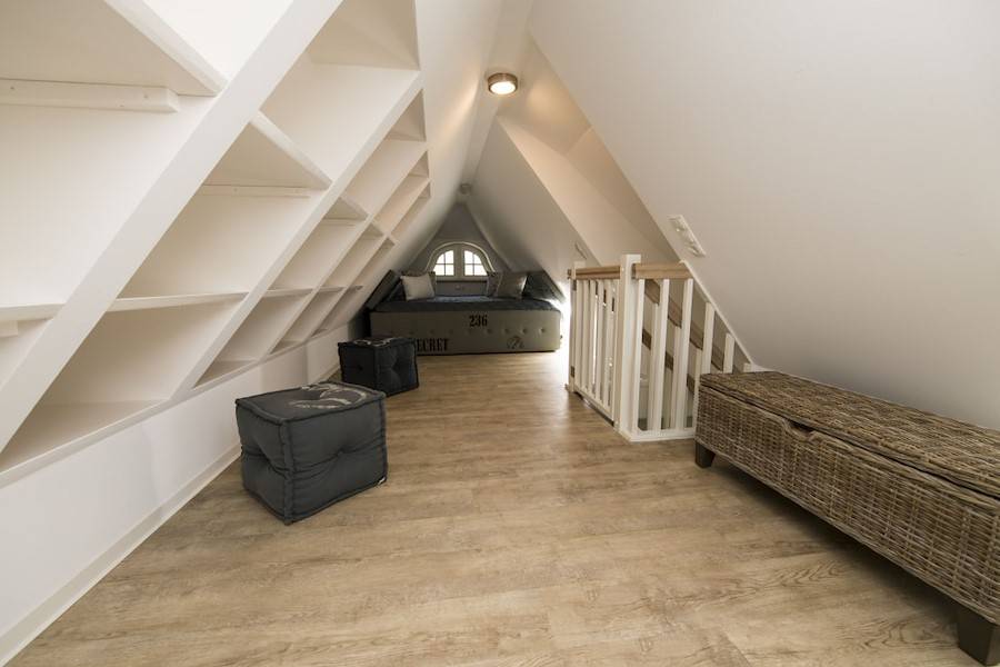 Viel Platz und Stauraum im Dachgeschoss
