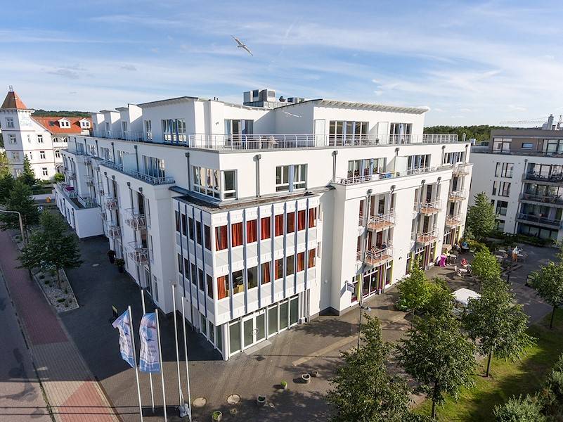 Die Außenansicht der neuen Villa in Binz