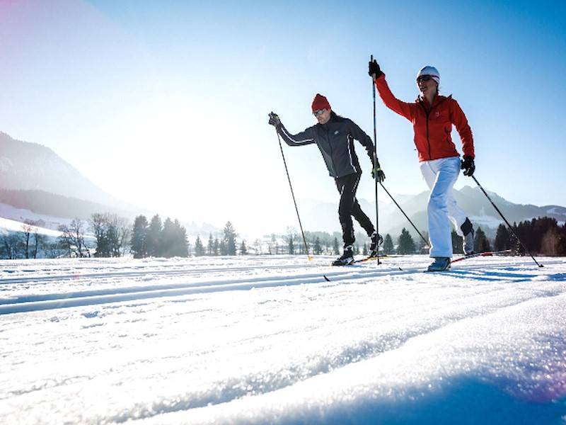 Haben Sie schon einmal Ski- Langlauf probiert?
