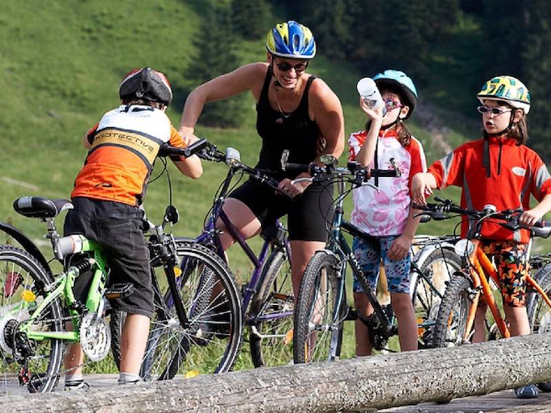 Fahrradspaß für die gesamte Familie.