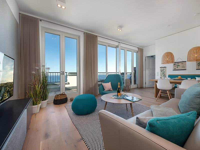 Das Moderne und gemütliche Ambiente der exklusiven Ferienwohnung View in Sellin.