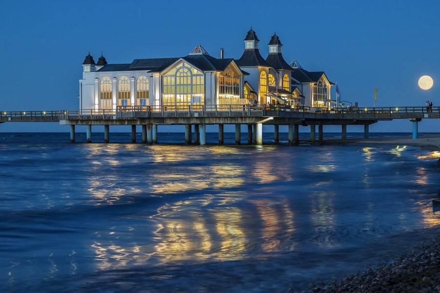 Die historische Seebrücke von Sellin ist zum Greifen nahe