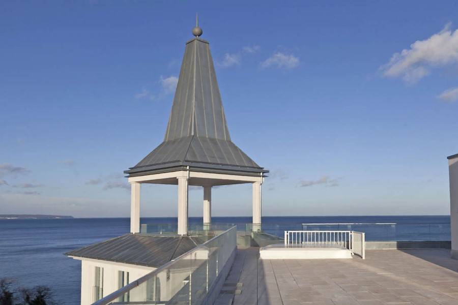 Von oben sieht man Meer!