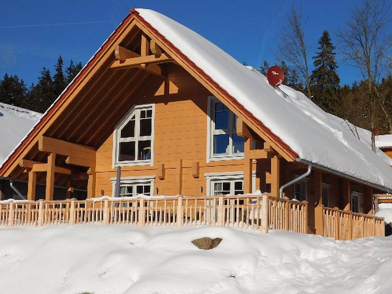 Unsere Lodge Einklang - tief verschneit