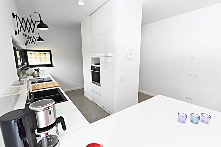 Sehr gut ausgestattete Küche für viel Freude am Kochen
