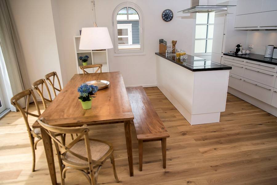 Viel Platz für gemeinsames Kochen und Essen mit den Liebsten