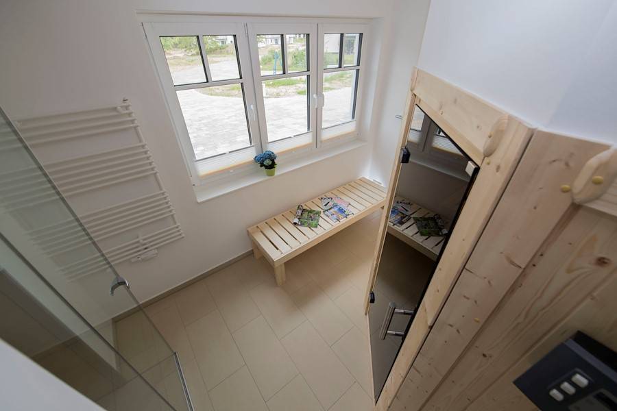 Tageslicht, Handtuchheizkörper und Walk-in-Dusche- hier wurde eben an alles gedacht
