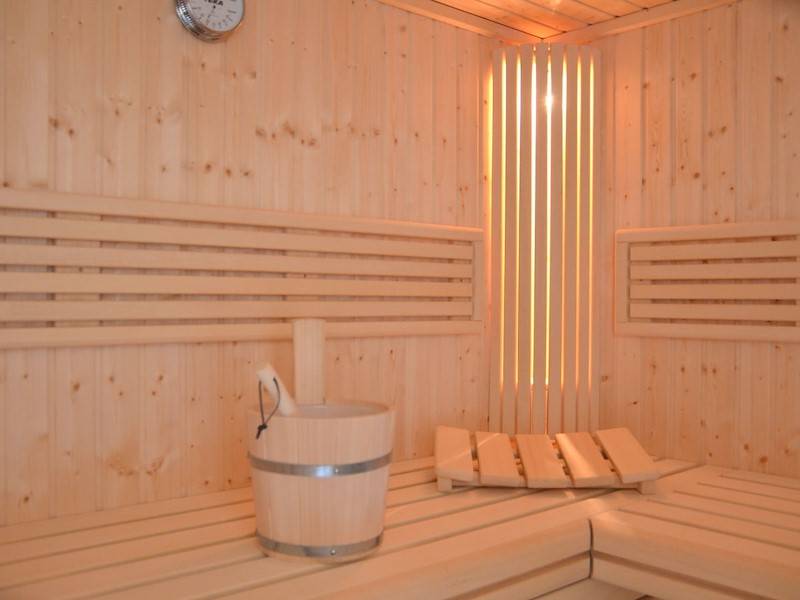 Auch eine eigene Sauna befindet sich im Haus