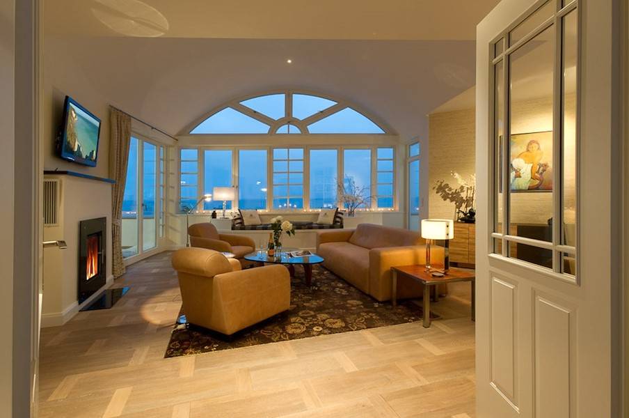 Atemberaubender Panoramameerblick aus dem Penthouse
