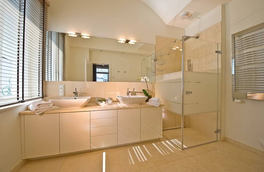 Erfrischend anders ist nicht nur das Duschbad mit Fußbodenheizung
