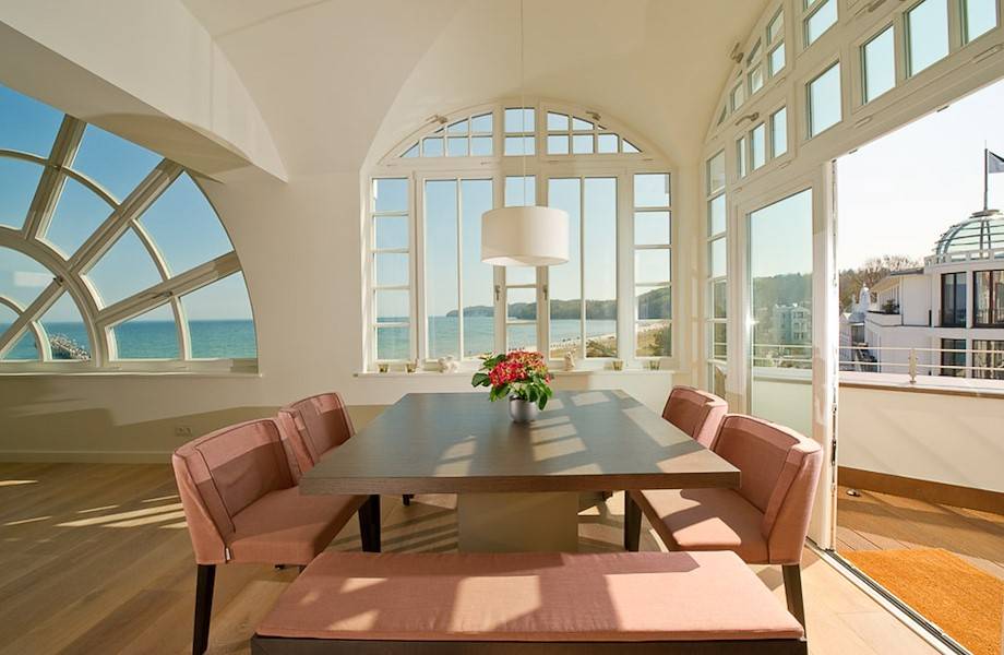 An diesem Platz kann man das Essen in doppelter Hinsicht genießen!
