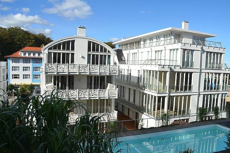 Die tolle Bäderarchitektur in Ostseebad Sellin.