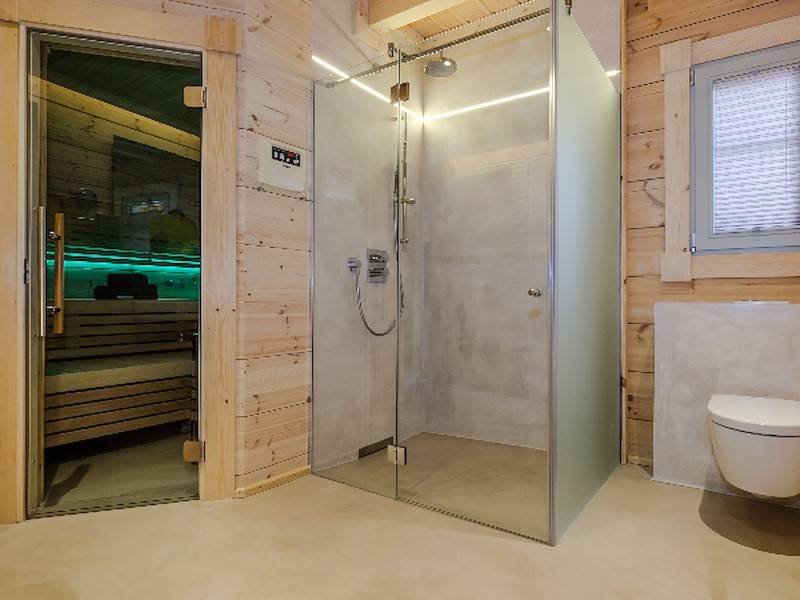 Die große Walk-In-(Regen-)Dusche mit Air-Drop-System