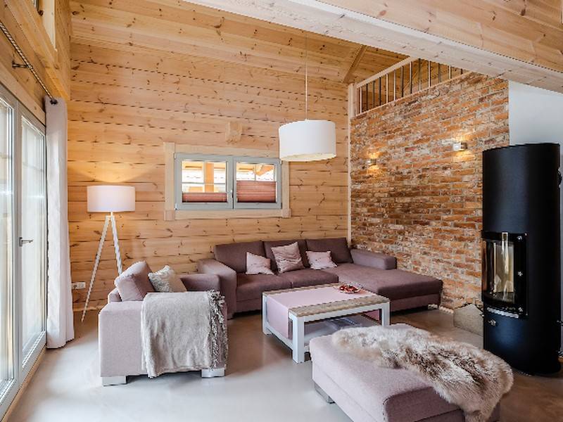 Der perfekte Ort zum Relaxen, der Kamin ist drehbar