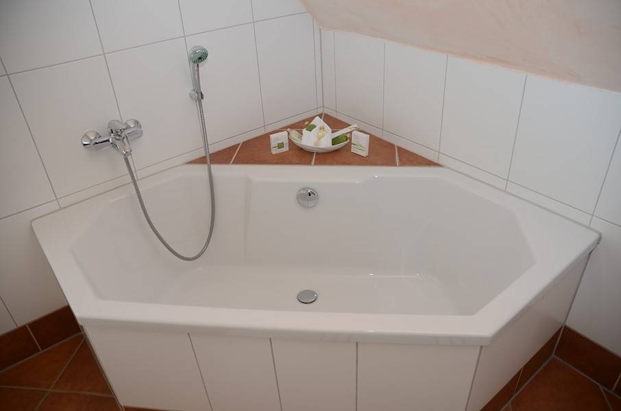 Die Badewanne steht nicht nur in kalten Tagen zu Verfügung