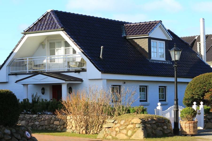 Die Aussenansicht des exklusiven Einzelhauses
