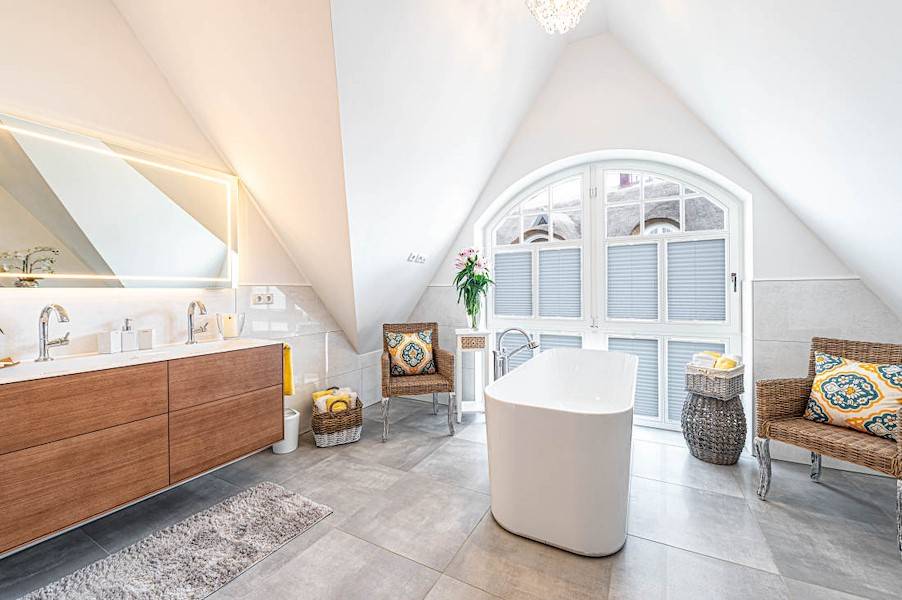 In diesem Bad kann es auch mal länger dauern...