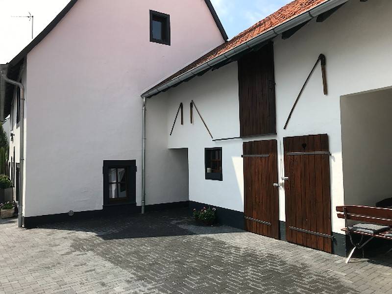 Der geschlossene Innenhof.