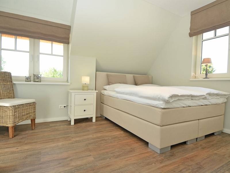 Das Sclafzimmer 2 mit seitlichem Meerblick
