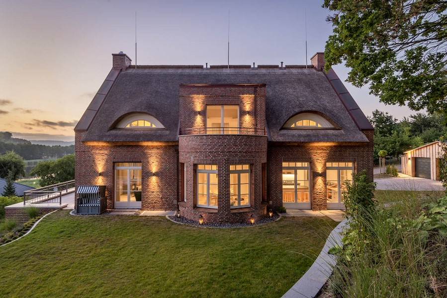 Das 400 qm große Ferienhaus vereint Stil und Eleganz.