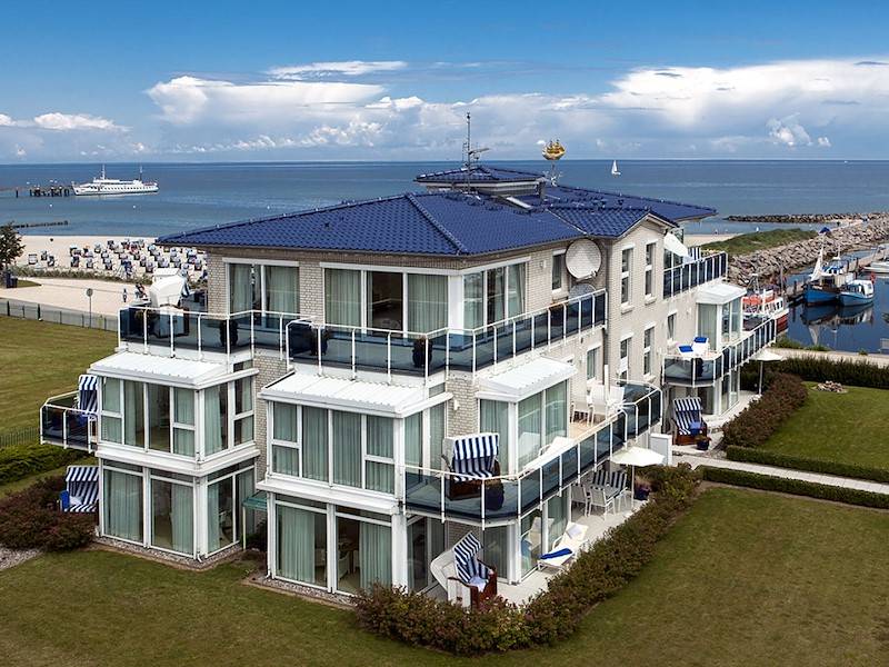 Die Villa beherbergt sieben luxuriöse Ferienwohnungen