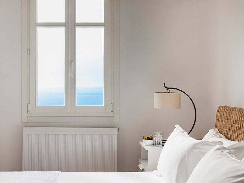 Das Meer hat man auch aus dem Schlafzimmer stets im Blick.