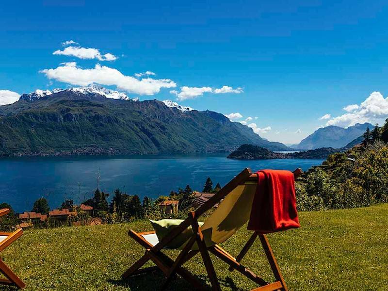 Rechts sieht man sogar Bellagio