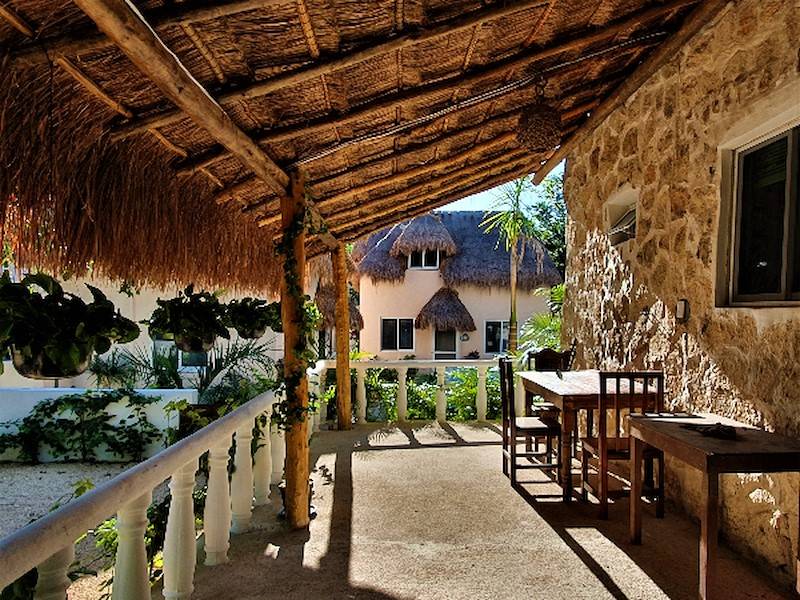 die Terrasse des Studios TORRE