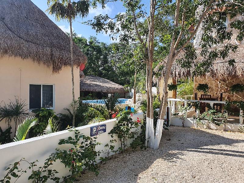 der Eingang zum Garten