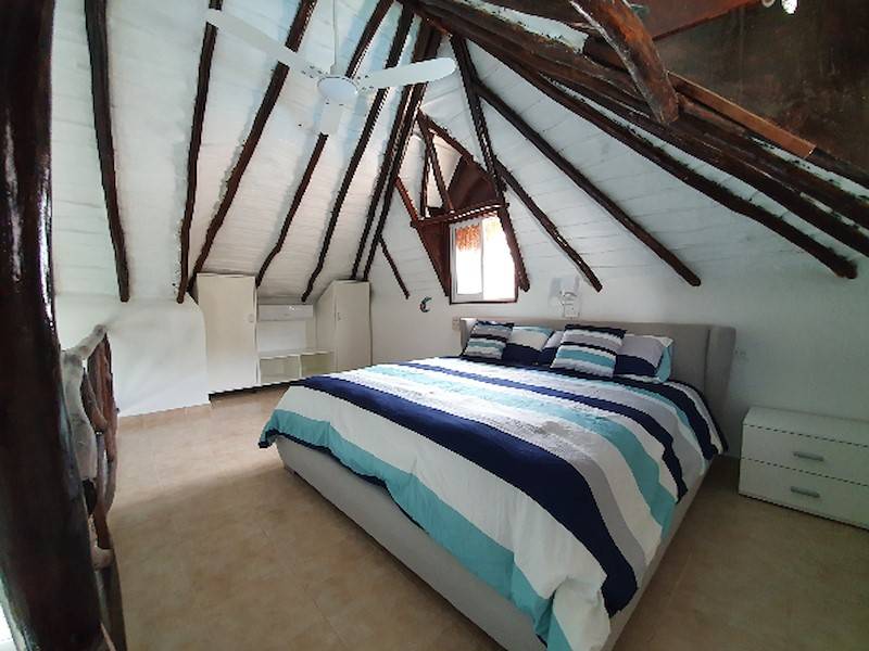 Schlafzimmer auf offener Galerie