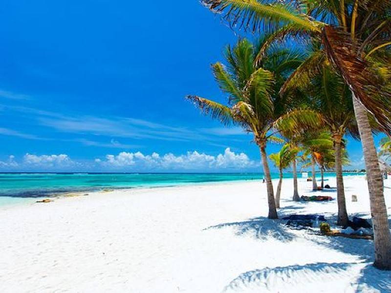 der Strand von Akumal - karibisch schön