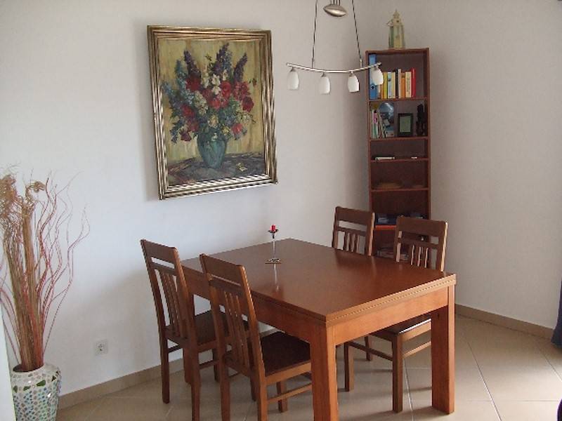 Essplatz im Wohnzimmer